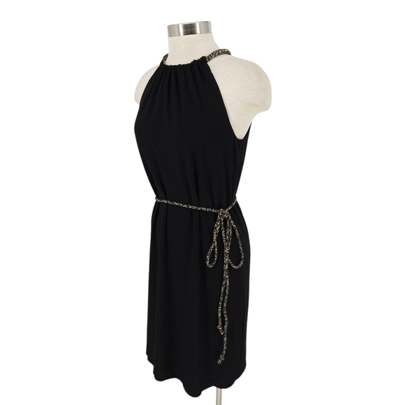 White House Black Market Reversible Sheath Dress Lemon Sleeveless Halter Small - Picture 8 of 13